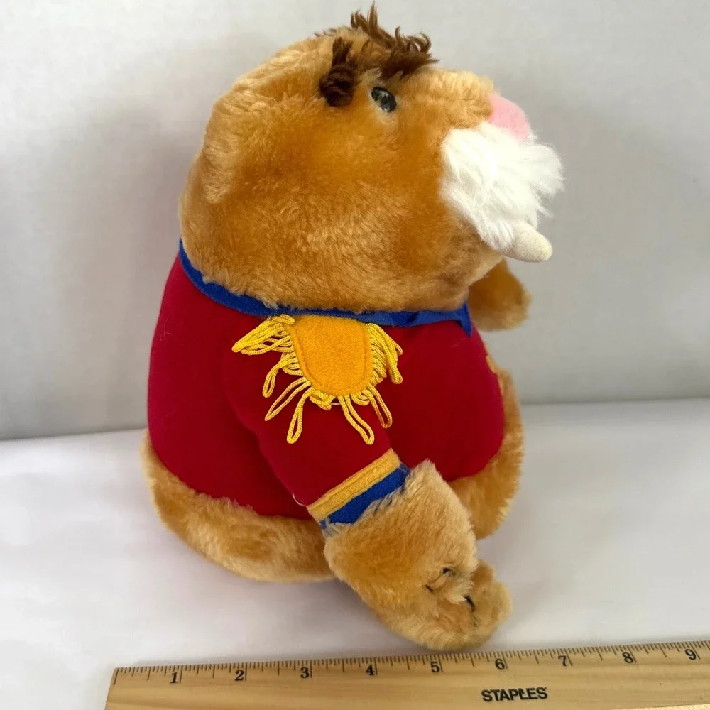 Vintage Sir Winston Walrus Plush Sea Captain Admiral Gold Epaulettes Sea World